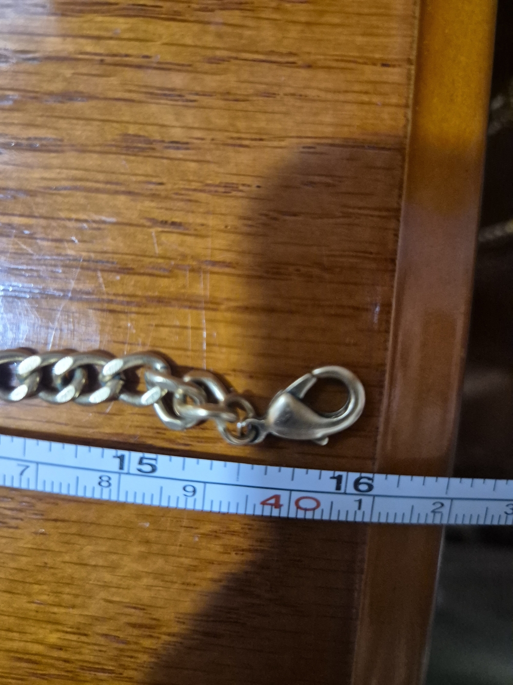 Vintage Gold Lettering Necklace with Star Charm - Picture 4 of 5
